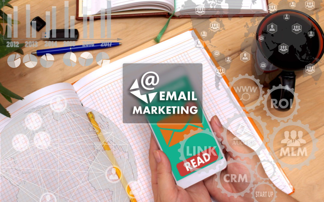 EMAIL MARKETING on the touch screen to the network